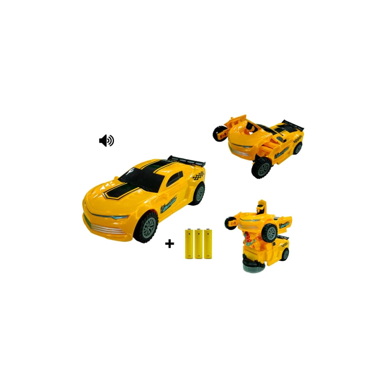 Transformadores Elétricos Toy Auto Robot Com Luzes E Sons