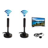 Pacote Hd De Antena De Tv Digital X2 Interna/externa - Genérico