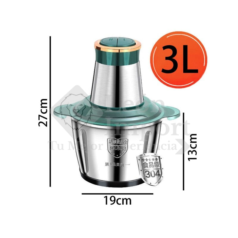 Moedor De Alimentos E Processador De Moagem 3l Capacidade 1000w