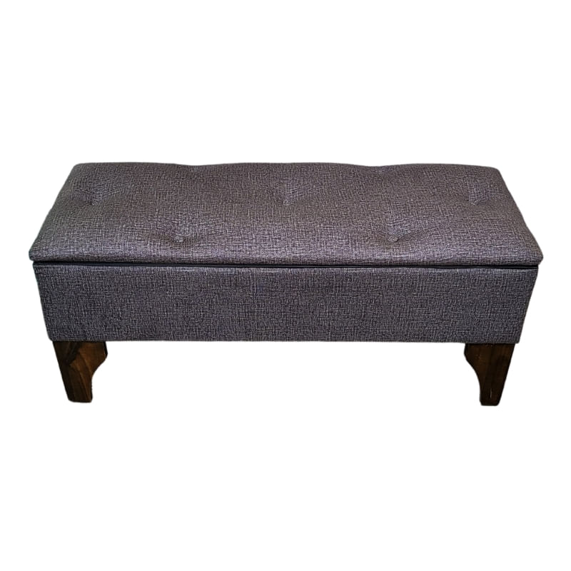 Móveis Trench Chest Em Tecido Cinza Rimar Cavancha