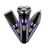 Barbeador Elétrico 3 Em 1 Recarregável Para Homens