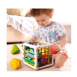 Cubo Montessori Interativo Toy Skill Motor Para Bebês