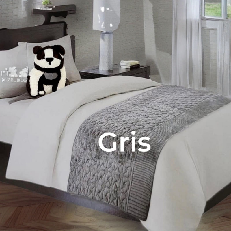 Bed Piecera, Tecido Reversível De Pelúcia E Genero, 2 Lugares