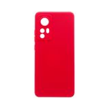 Capa De Silicone Macio Compatível Com Xiaomi 12 Pro 5g - Vermelha