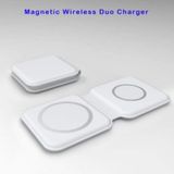 Carregador Sem Fio Magsafe Duo Para Iphone, Relógio E Dispositivo Qi