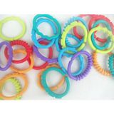 24 Peças De Brocas De Bpa Mordem O Anel Do Arco -íris
