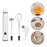 Misturador De Leite Lechees Portátil Branco Com Bateria De 1300mah