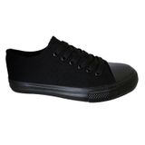 Chinelo Casual Unissex De Lona Urbano Totalmente Preto