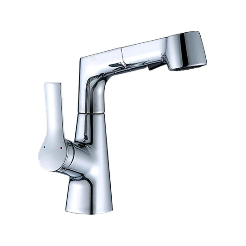 Faucet Pull Multifuncional De Cobre Para Água Fria E Quente