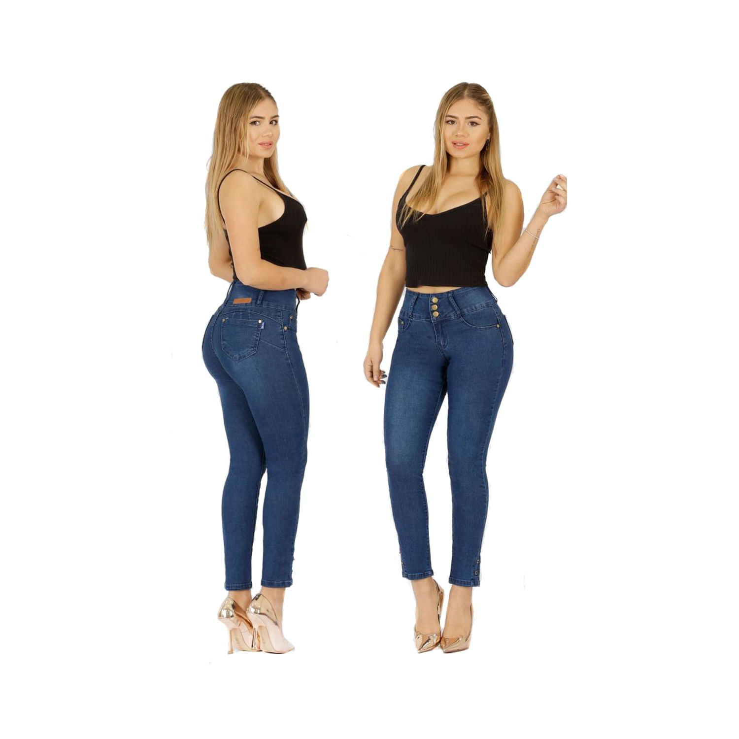 Jeans Tutt Lifter Full Push Up, Corte Colombiano, Ajuste Perfeito