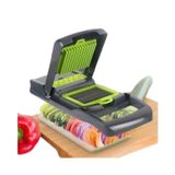 Cortador De Vegetais Mandoline, Lâminas De Aço Inoxidável 12 Em 1