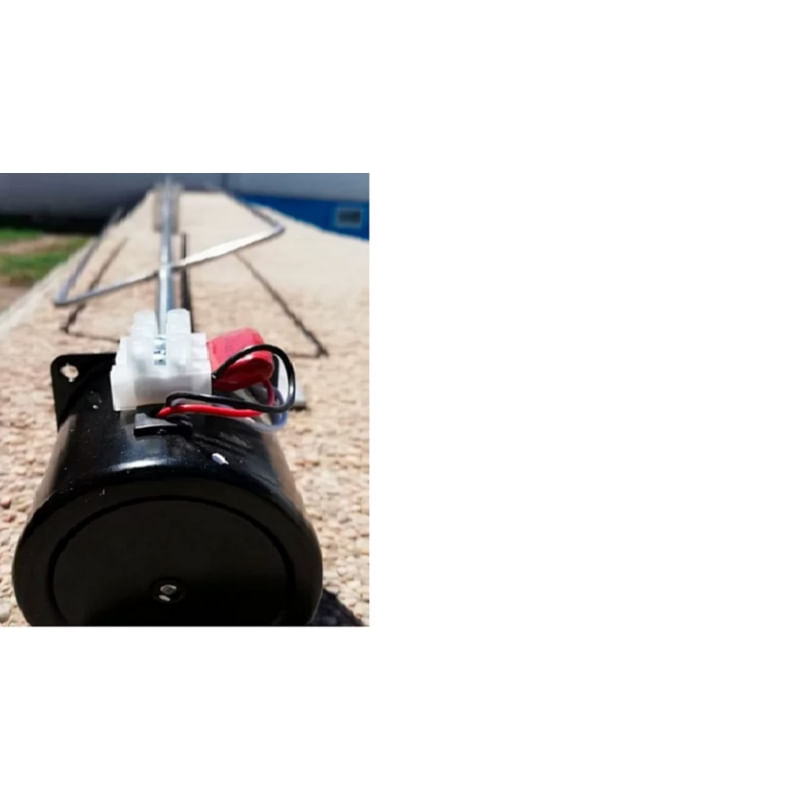 Spiedo Motor + Trident 1,2 M Para Churrasqueiras De Até 35 Kg De Aço Inoxidável