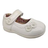Sapato Charol White Para Garota Casual 7002