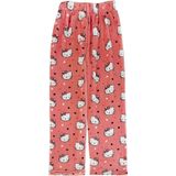 Calças De Pijama Zxybcda Cartoon Flannel Sleep Bottoms Para Mulheres/meninas