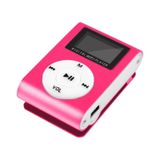 Leitor Mp3 Portátil Genérico Com Rádio Fm E Usb - Vermelho