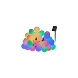 Luzes Solares Garland Lights: Esferas De Led Brancas Multicoloridas Com 6 M De Comprimento