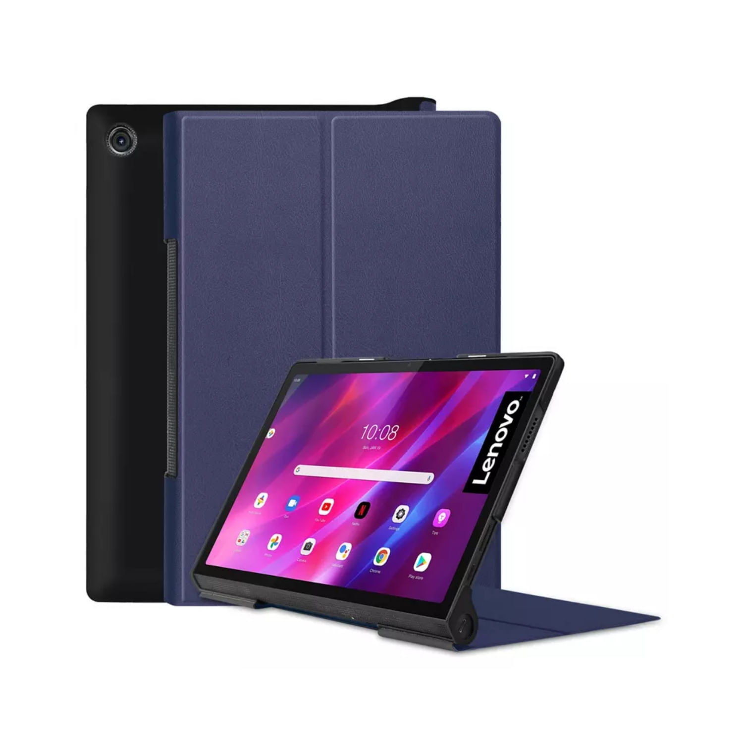 Capa Para Tablet Lenovo Yoga 11 Yt-j706 Azul Sintética Le