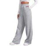 Calça De Moletom Senyentie Comfy, De Cintura Alta, Folgada Para Mulheres
