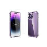 Kit De Capa Para Iphone 14 Pro Max + Tela De Vidro Cerâmico