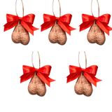 Enfeite De Natal Commoyov 3d Ballsack Funny Gag Gift X5