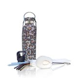 Garrafa Térmica Zuletti Shiny Com Glitter E Estampa Animal