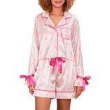 Pijama Sookabeila Christmas Y2k, Camisa Feminina De Manga Comprida