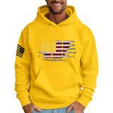 Moletom Masculino Com Capuz Mlyyjckg, Moderno, De Lã, Outono, Com Bolsos, Amarelo L