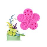 Molde De Pastelaria De Silicone Em Forma De Flores
