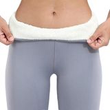 Leggings Ingke Lambskin Winter Para Mulheres Warm Clouds Fleece