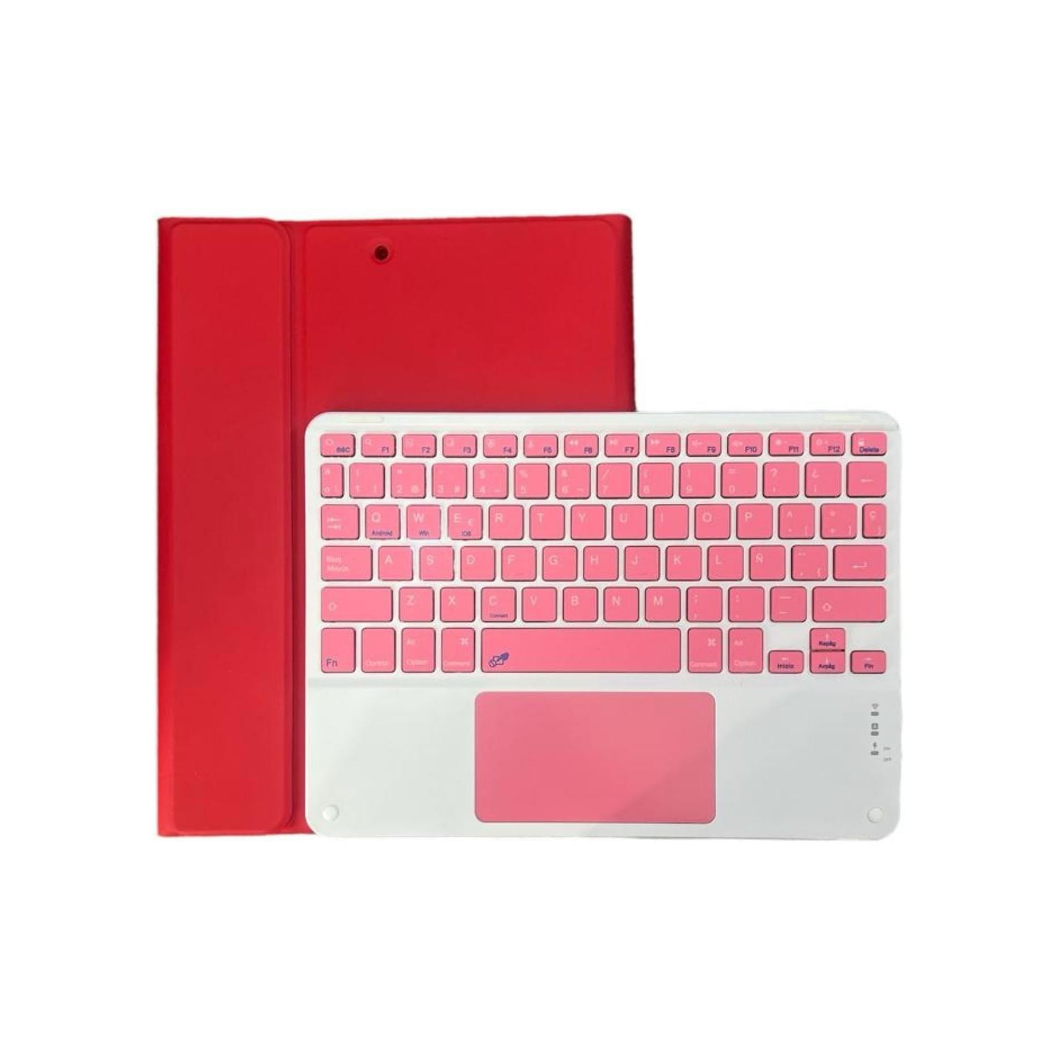 Capa Inteligente Com Teclado/touchpad Para Ipad 7/8/9 Gen