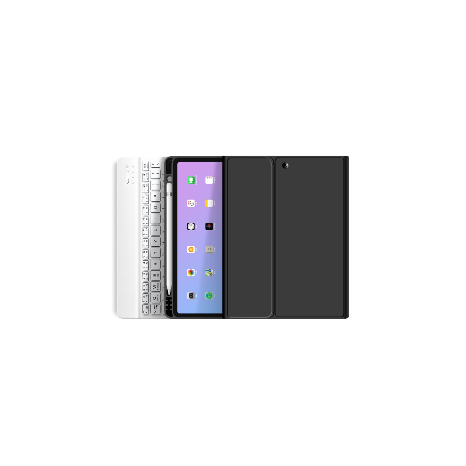 Capa De Teclado Ipad Air 4/5 De 10,9 Polegadas Espanhola Preta