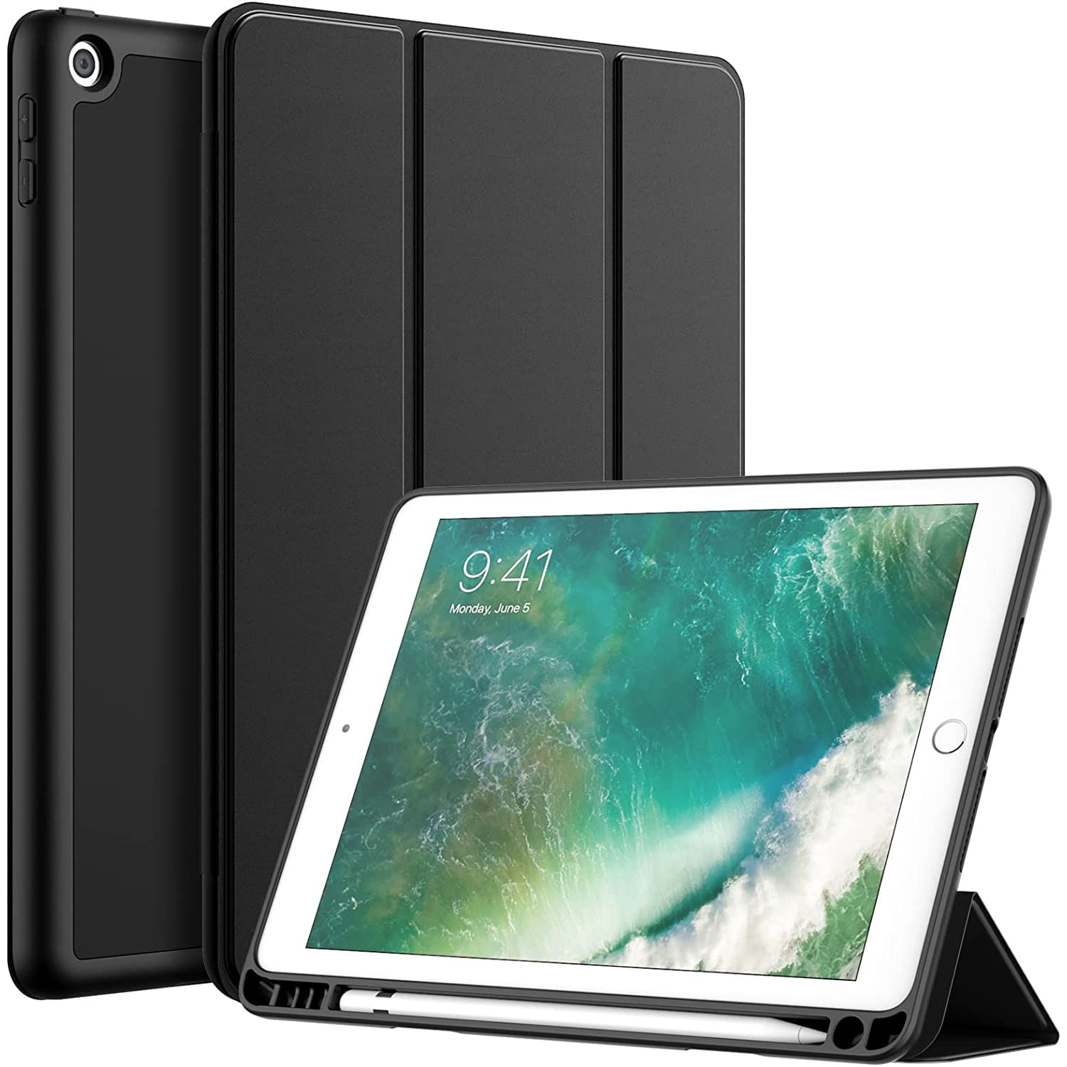 Capa Inteligente Para Ipad 5/6/air 1/air 2 De 9,7 Polegadas
