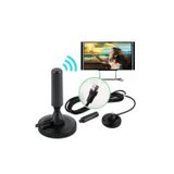 Antena De Tv Digital Hd Interna Com Recepção 360º Sg-3003