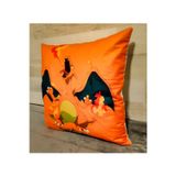 Almofada De Pelúcia Charizard 45x45 Cm Com Capa Extra Macia