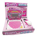 Caderno Educacional De Brinquedo De Computador Inglês-espanhol Para Crianças
