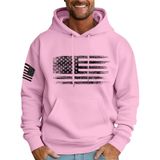 Moletom Masculino Com Capuz Mlyyjckg, Moderno, De Lã, Outono, Com Bolsos, Rosa, 6gg