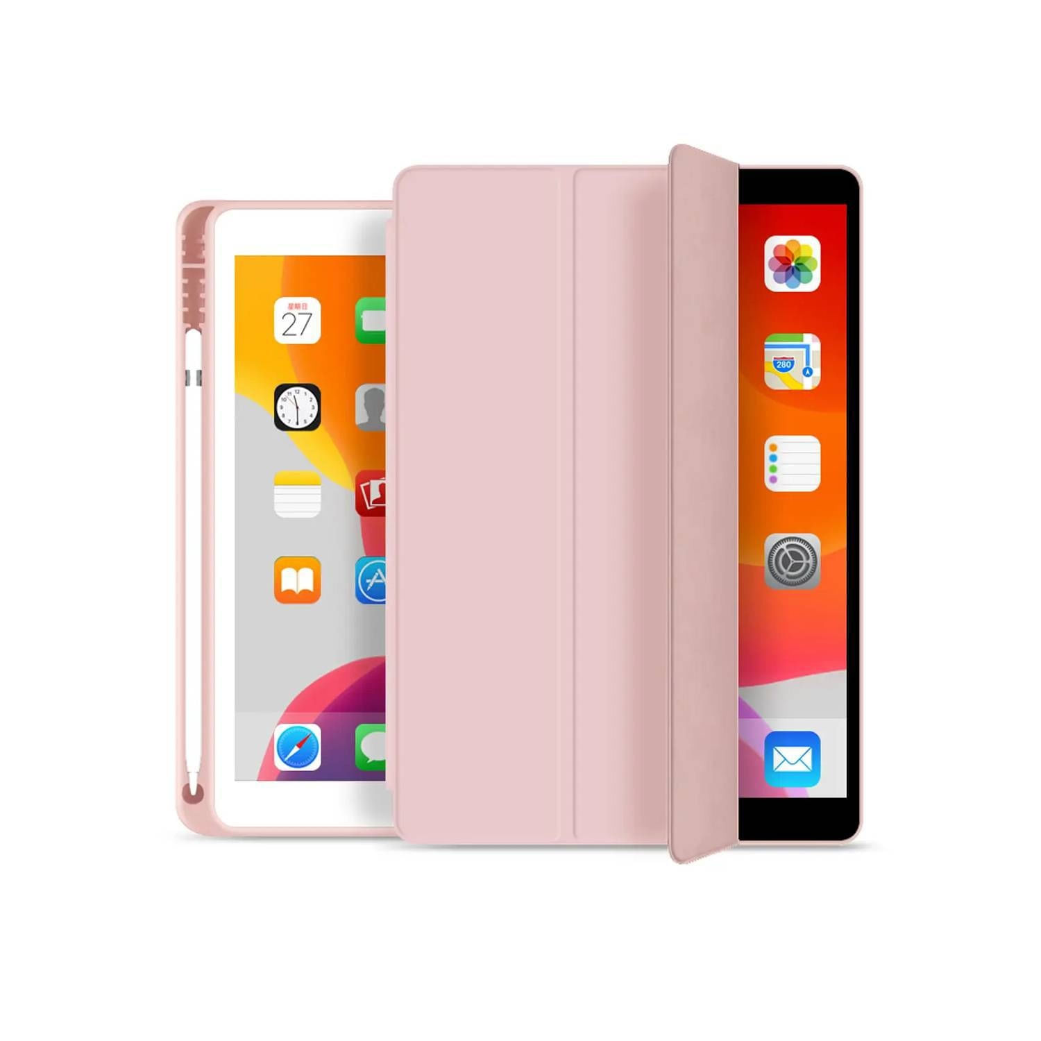 Capa Inteligente Para Ipad Air 10.9 (4ª E 5ª Geração) Com Compartimento Para Lápis