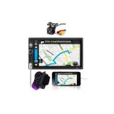 Rádio De Carro Com Tela E Câmera De Backup Touch De 7 Polegadas