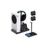 Suporte De Carregador Xbox Series S Com Ventilador, 2 Baterias Recarregáveis