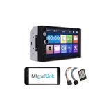 Tela De Rádio De Carro 2din Mirror Link Bluetooth 7"