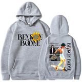 Moletom Bawhocos Benson Boone Merch Hoodie World Tour Fashion Pulôver Com Capuz, Roupas Para Fãs, Roupas Para Mulheres E Homens (xs, Cinza, Gg)