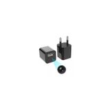 Câmera Spy Charger Wifi Com Visão Noturna E Sensor De Movimento