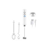 Portátil De Carregamento Usb Milk Frother Com Batedores Para Cappuccino