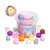 Bucket Pack Anti-stress Squishy Toys, 36 Unidades Variadas