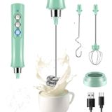 Portátil De Carregamento Usb Milk Frother Com Batedores Para Cappuccino