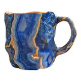 Caneca De Café Rrlihjgu Mineral Crystal 400ml Com Alça Translúcida