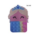 Brinquedo Antistress Wallet Pop It Para Crianças 14x8,5cm