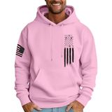 Moletom Masculino Com Capuz Mlyyjckg, Moderno, De Lã Grande E Bolsos Rosa L