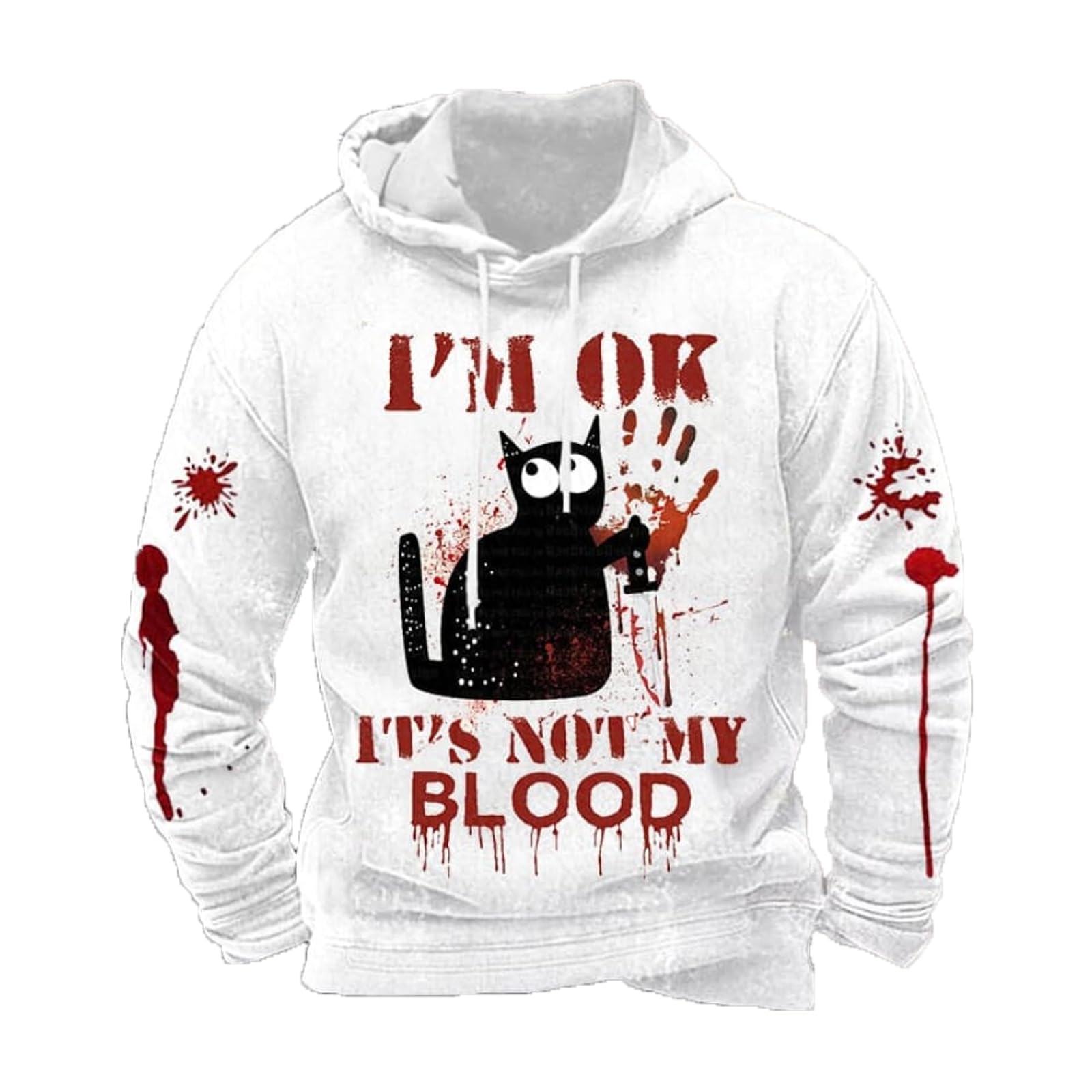 Hoodie Yxxhzz Problem Solved Bloody Im Fine 3d Print Men