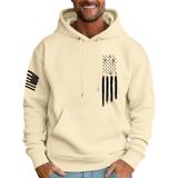 Moletom Masculino Com Capuz Mlyyjckg, Moderno, De Lã Grande, Bege, 6gg